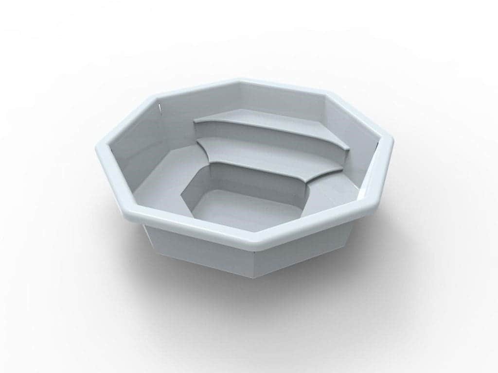 Balcon de spa Maya pour piscine ou spa extérieur.