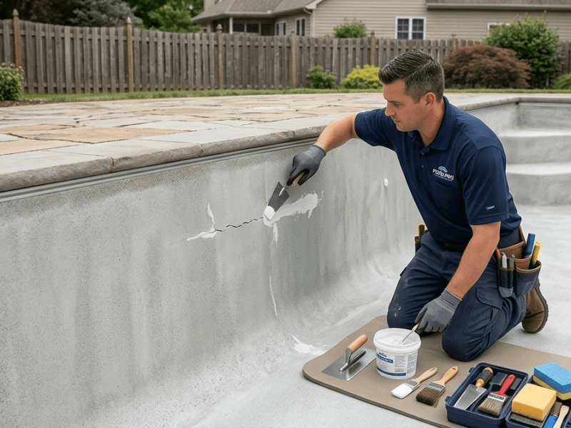 Réparation de piscine en béton à Montréal pour une durabilité optimale. Experts en rénovation et ent.
